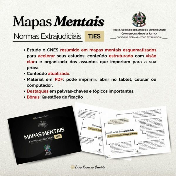 Mapas Mentais - Normas Extrajudiciais TJES